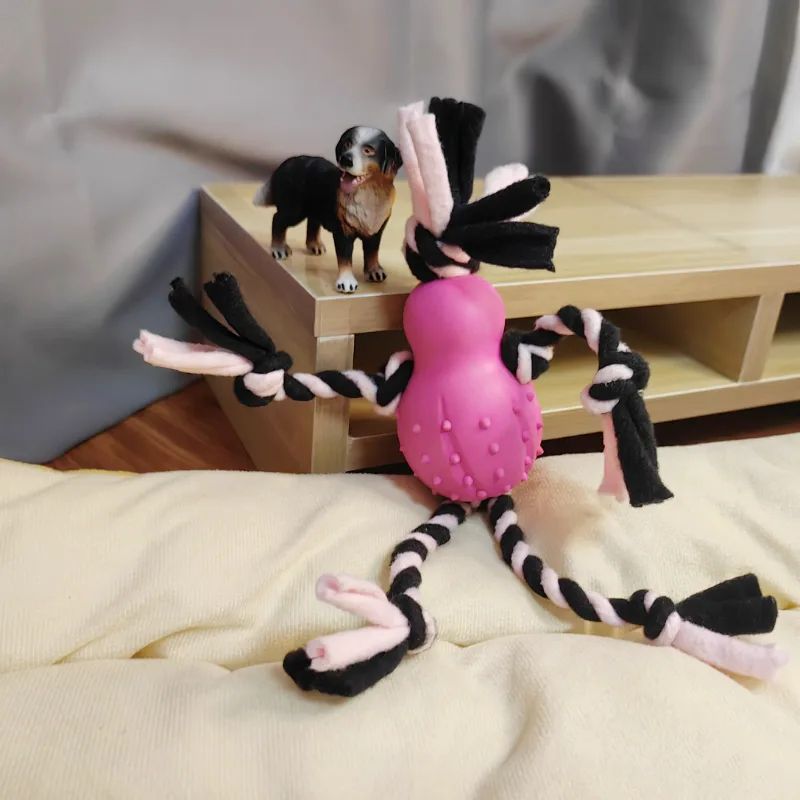 Puppy Rope Rubber Body Toys